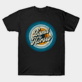 Band Of Horses - Retro Circle Vintage T-Shirt